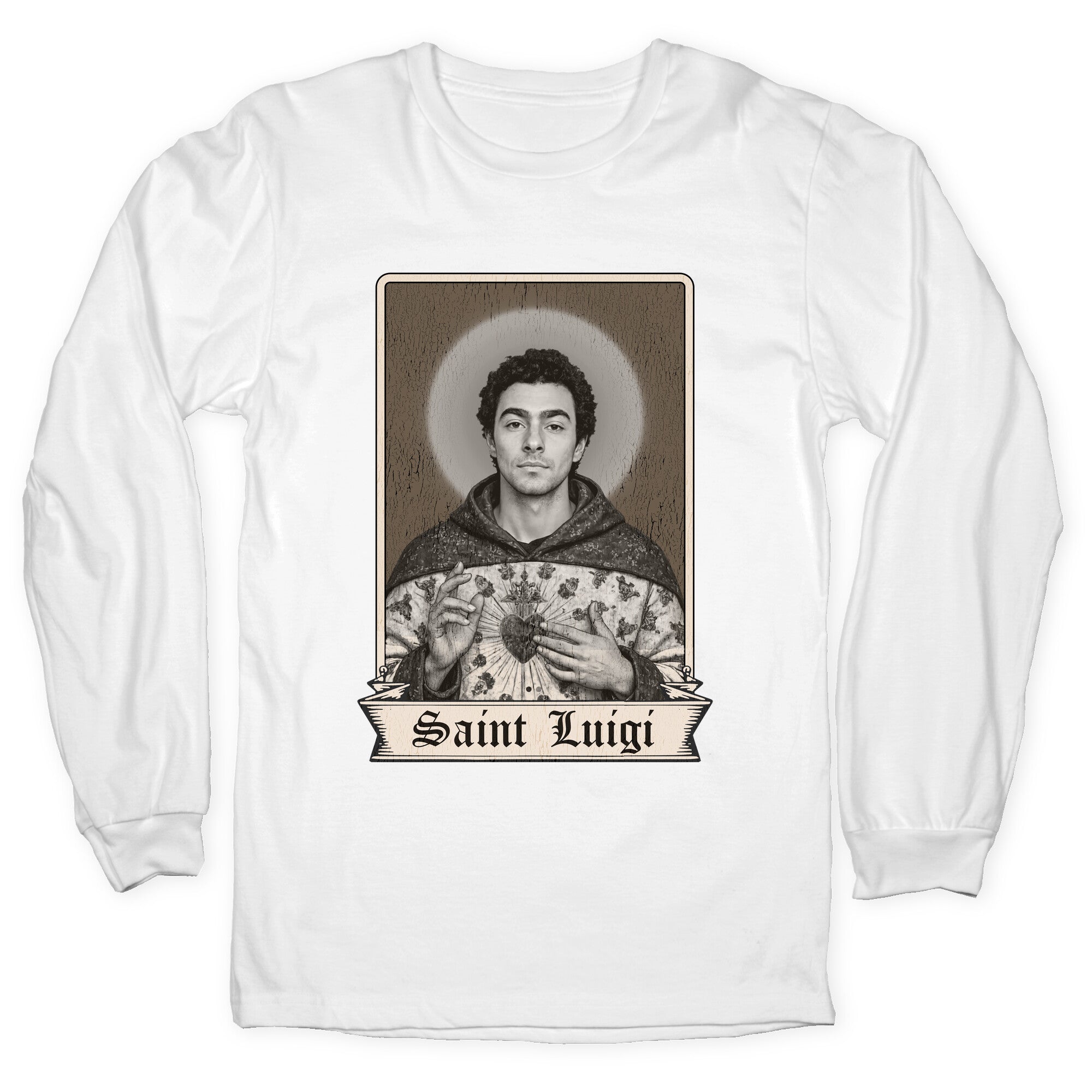 St Luigi Mangione Longsleeve Tee